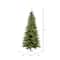 6.5ft. Pre-Lit Slim Camdon Fir Artificial Christmas Tree, Warm White Dura-Lit® LED Lights
